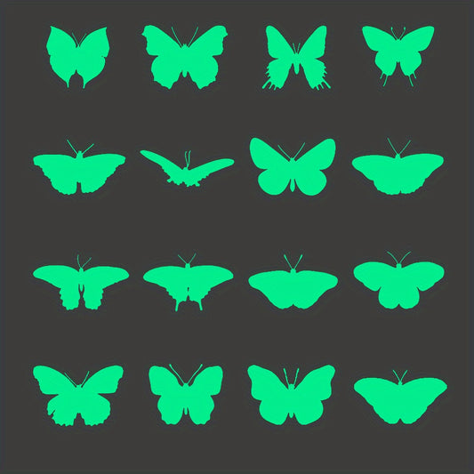 Glow In The Dark Butterfly Wall Stickers for Girls' Room