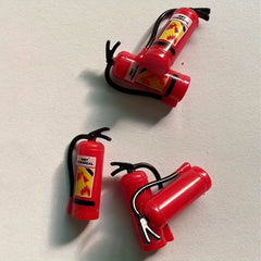Dollhouse Fire Extinguisher Set ABS Scene Accessories Ideal Decor Play Gift