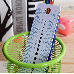 Plastic Knitting Gauge Circle Geometric Ruler Student Sewing Measure Tool