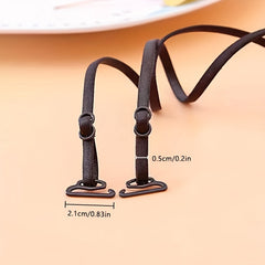 3 Pair Invisible Adjustable Underwear Straps Multi-functional Shoulder Straps