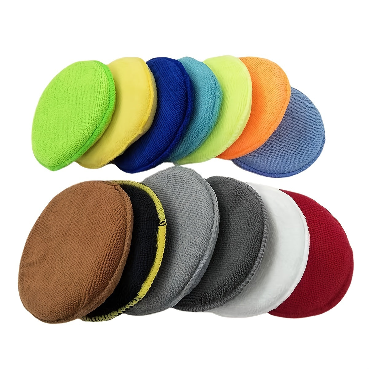 3pcs Car Polishing Waxing Sponges, Professional Detailing Finish