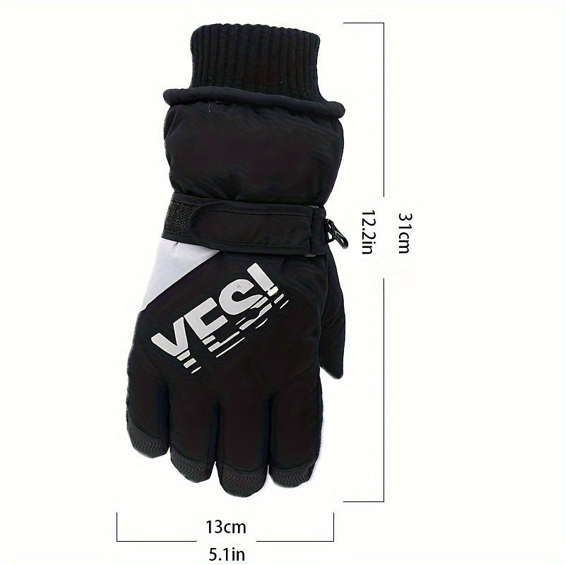 Men's YES Touch Screen Skiing Gloves Windproof Waterproof Touch Screen Gloves