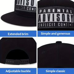 Unisex Sunshade Adjustable Baseball Cap with Letter Pattern