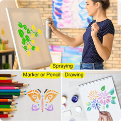 Reusable Painting Template for Wooden Wall Decoration