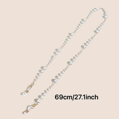 Faux Pearl Glasses Chain Anti Slip Eyeglasses Lanyard Strap