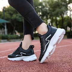 Waterproof Breathable Faux Leather Non Slip Sneakers