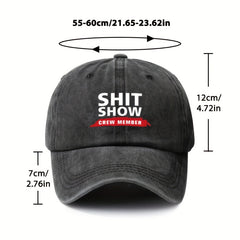 Fashionable Letter Printed Baseball Cap Adjustable Sunscreen Cap