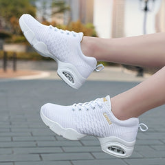 Arch Support Non Slip Dance Shoes Mesh Breathable Air Cushion Sport Shoes