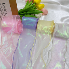 57m Fishtail Yarn Ribbon Cake Decoration Bouquet Headpiece Bow Ribbons