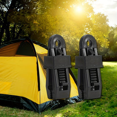 10pcs Windproof Tent Awning Clamp Securely Fasten Tarp Outdoor Camping