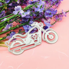 DIY Motorcycle Scrapbook Metal Cutting Die for Card Making Scrapbooking