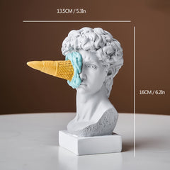 Mythology Ice Cream Statue for Home Decor