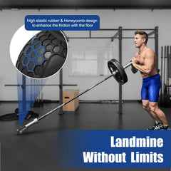 Natural Rubber Barbell Landmine Attachment Fits 2'' 5 08c