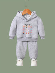 Cakes & GOD SAYS I AM Pattern 2pcs Activewear Sets For Girls