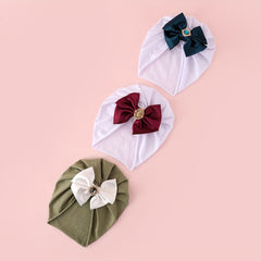 3pcs Toddler Indian Hat With Bow For Children