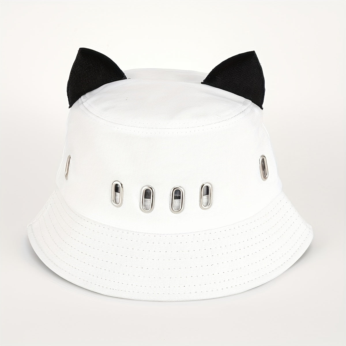 Cat Ears Couple Bucket Hat Lightweight Fisherman Cap