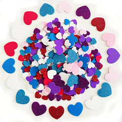 Mother's Love Stickers Red Heart Foam Self Adhesive Love Shape