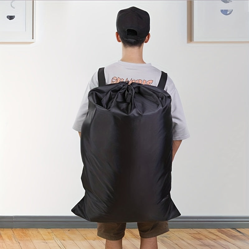 Waterproof Polyester Backpack Laundry Bag for Camping and Travel
