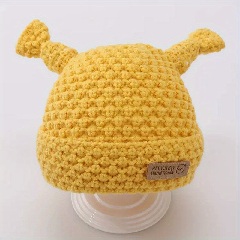 Baby Knitted Hat for Autumn and Winter Birthday Gift
