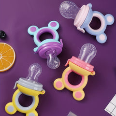 Silicone Baby Nutrition Feeder with Music, Fruit & Veggie Mesh Bag