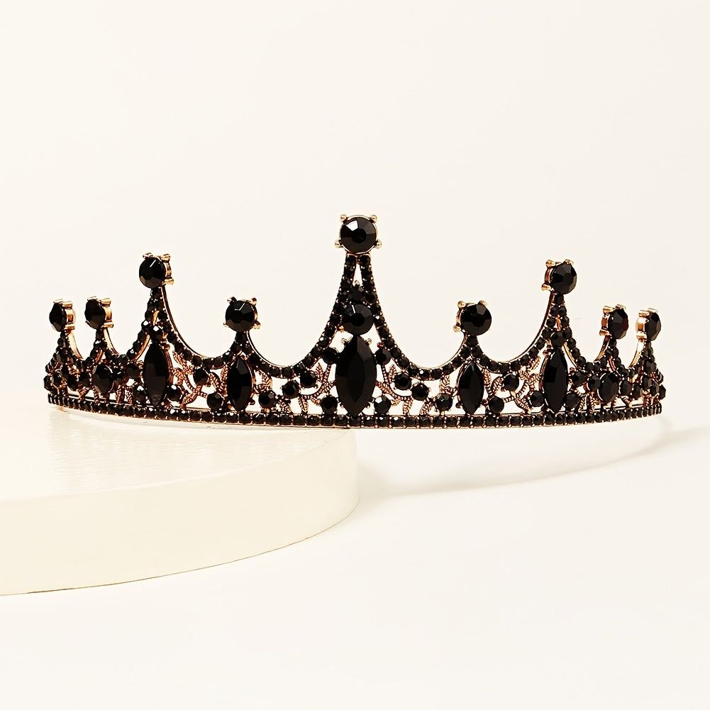Rhinestone Crown Hairband Princess Tiara Wedding Birthday Hair Accessories