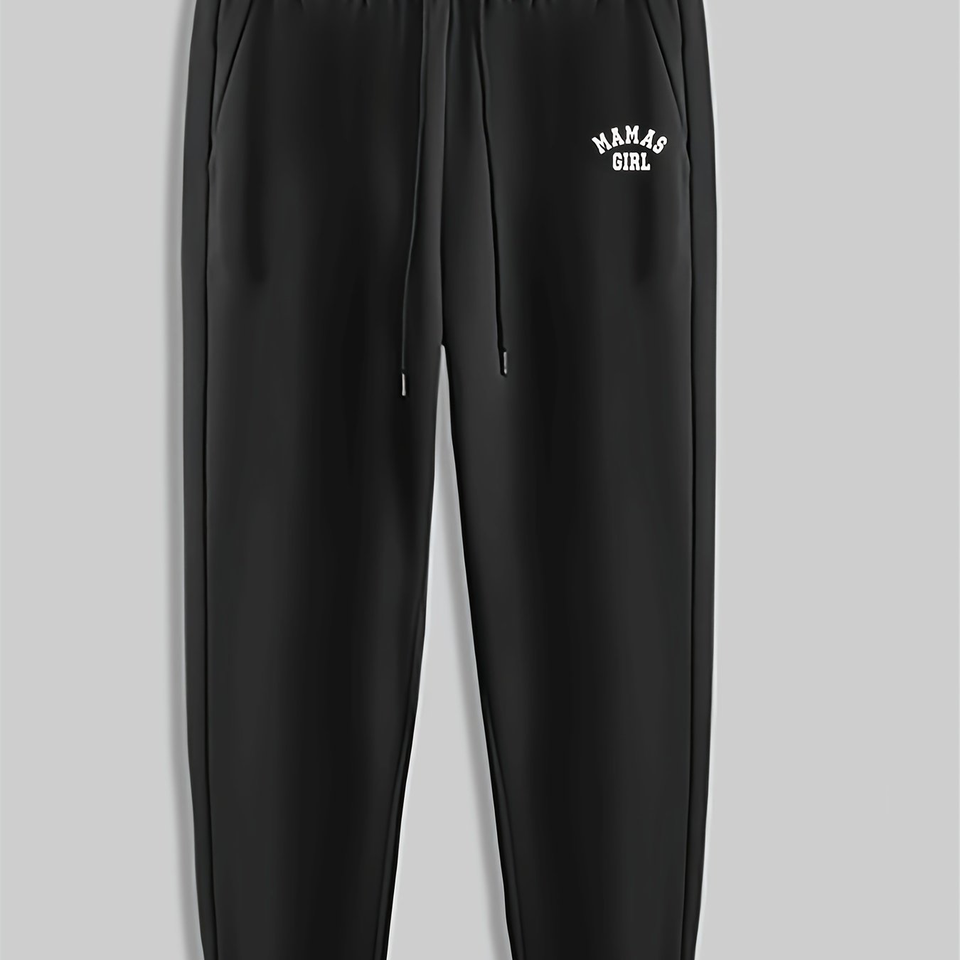 Mamas Girl Men's Drawstring Sweatpants for Spring Autumn