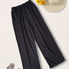 High Waist Straight Leg Pants for Women