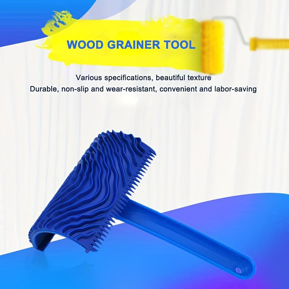 Wood Graining Painting Tool Art Paint Rubber DIY For Decoration