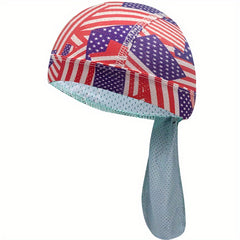 American Flag Skull Cap Pirate Hat Sweat Absorption Quick drying