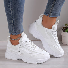 Women's Breathable Running Shoes Thick Bottom Sneakers