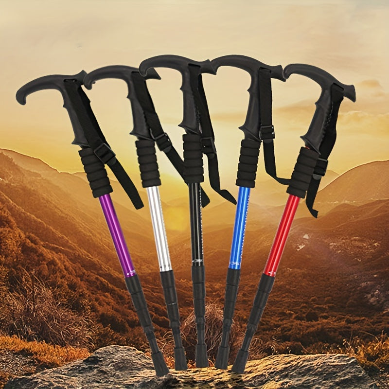 Shockproof Telescopic Mountain Climbing Pole Stick