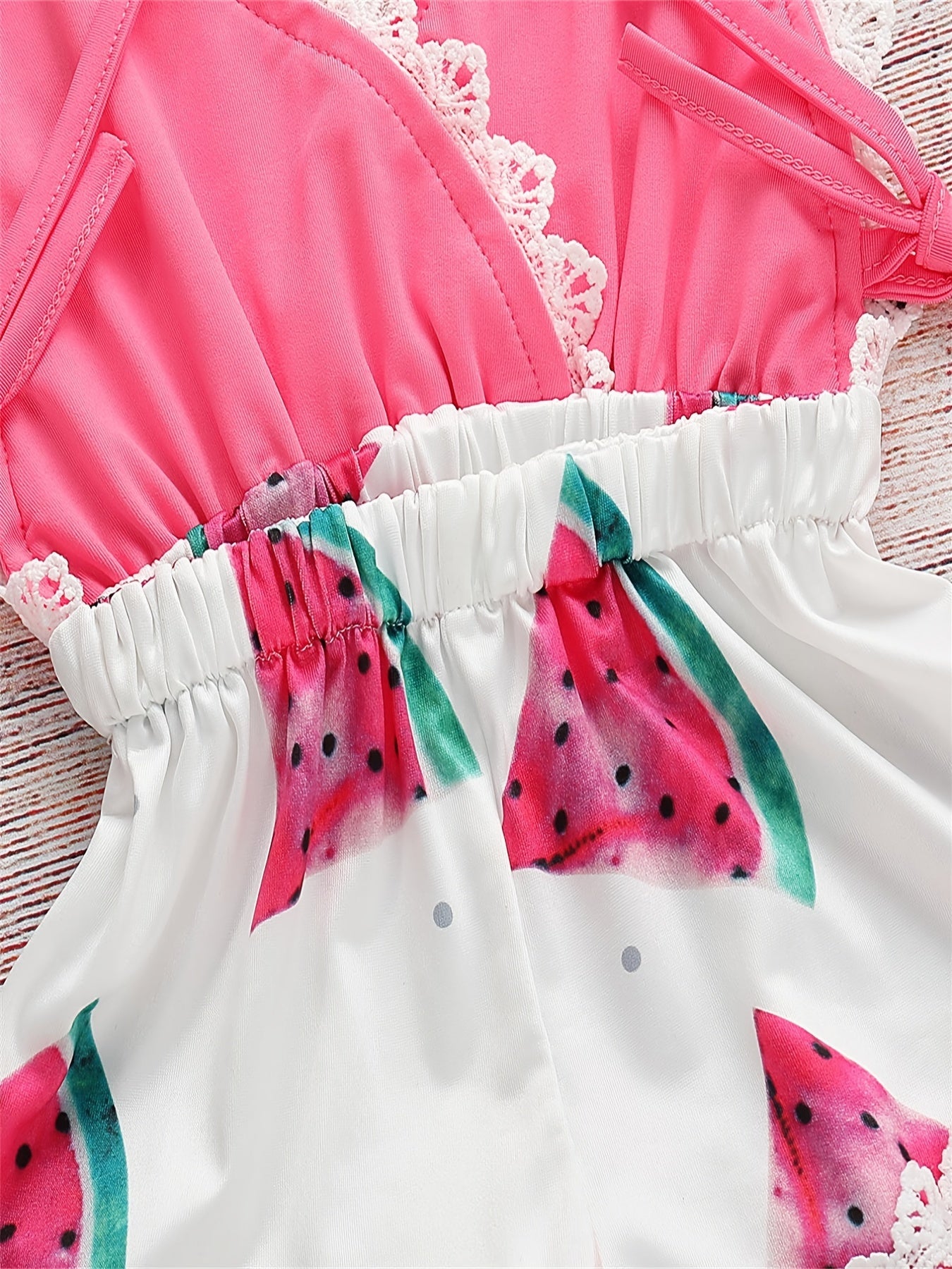 Watermelon Print Swimsuit for Baby Girls - Summer Fun