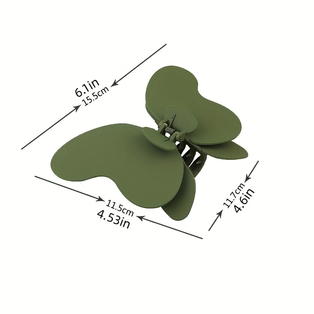 Matte Hai Claw Solid Shark Claw Ponytail Holder Hair Accessories For Women