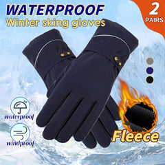 Anti Slip Winter Gloves Thermal Ski Glove Liners Touch Screen Functionality