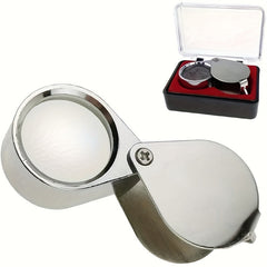10x Magnifying Glass Portable Jewelry Loupe Small Size for Jewelry Appreciation