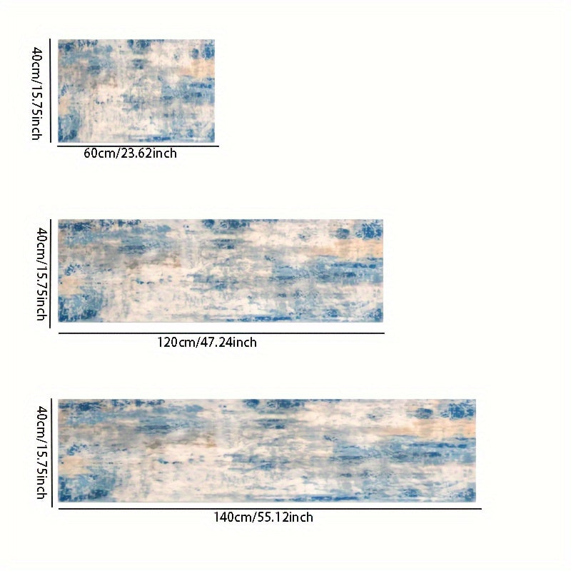 Abstract Style Light Rug Anti-skid Washable Carpet