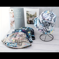 Harajuku Fisherman Hat Graffiti Version Summer Sunshade Hat