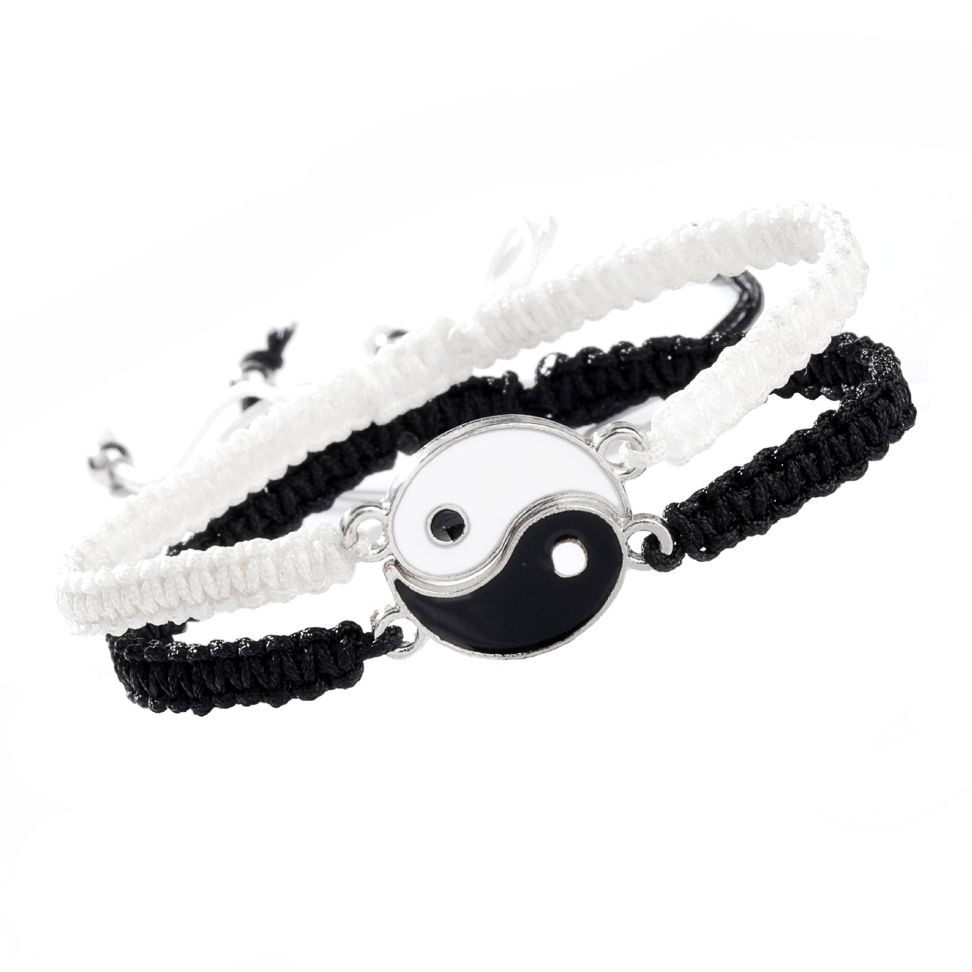 2Pcs Yin Yang Friendship Bracelets Set for BFFs