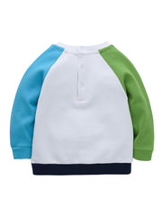 Cute Puppy Embroidery Baby Boy Sweatshirt