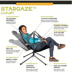 Portable Folding Leisure Swing Chair for Outdoor Camping