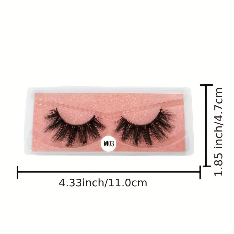 20 Pairs Fluffy 3D Mink Lashes False Eyelashes with Storage Box