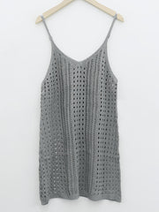 Beach Coverup Cami Dress Vacation V Neck Dress Women's Clothing