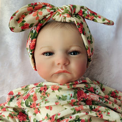 Reborn Baby Doll Hand Painted Baby Size 3D Skin Veins Collectible Art Doll