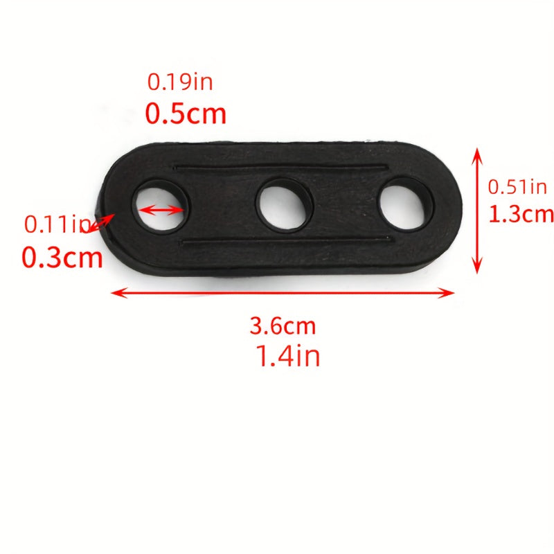 20pcs 3-Hole Cord Tensioners Wind Rope Buckle Fastener for Outdoor Tent