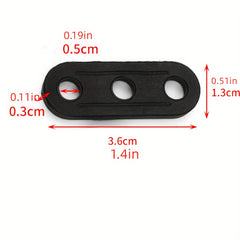 20pcs 3-Hole Cord Tensioners Wind Rope Buckle Fastener for Outdoor Tent