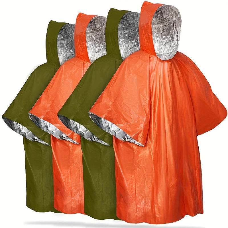 3 in 1 Raincoat Waterproof Poncho Hooded Sun Protection