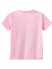 Girls LOL Print T-shirt & Polka Dot Shorts Set