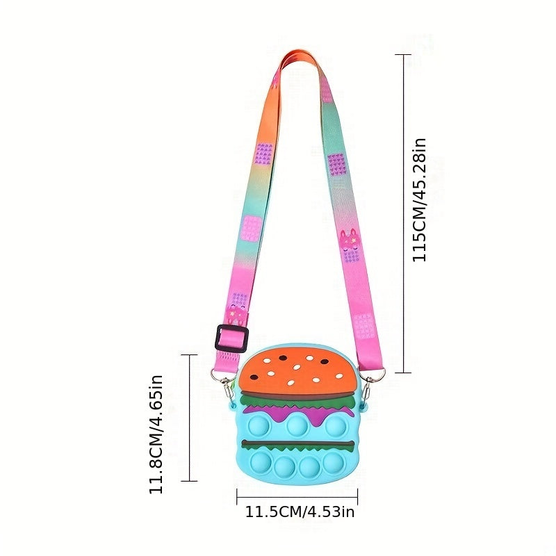 Candy Hamburger Shape Shoulder Bag for Girls