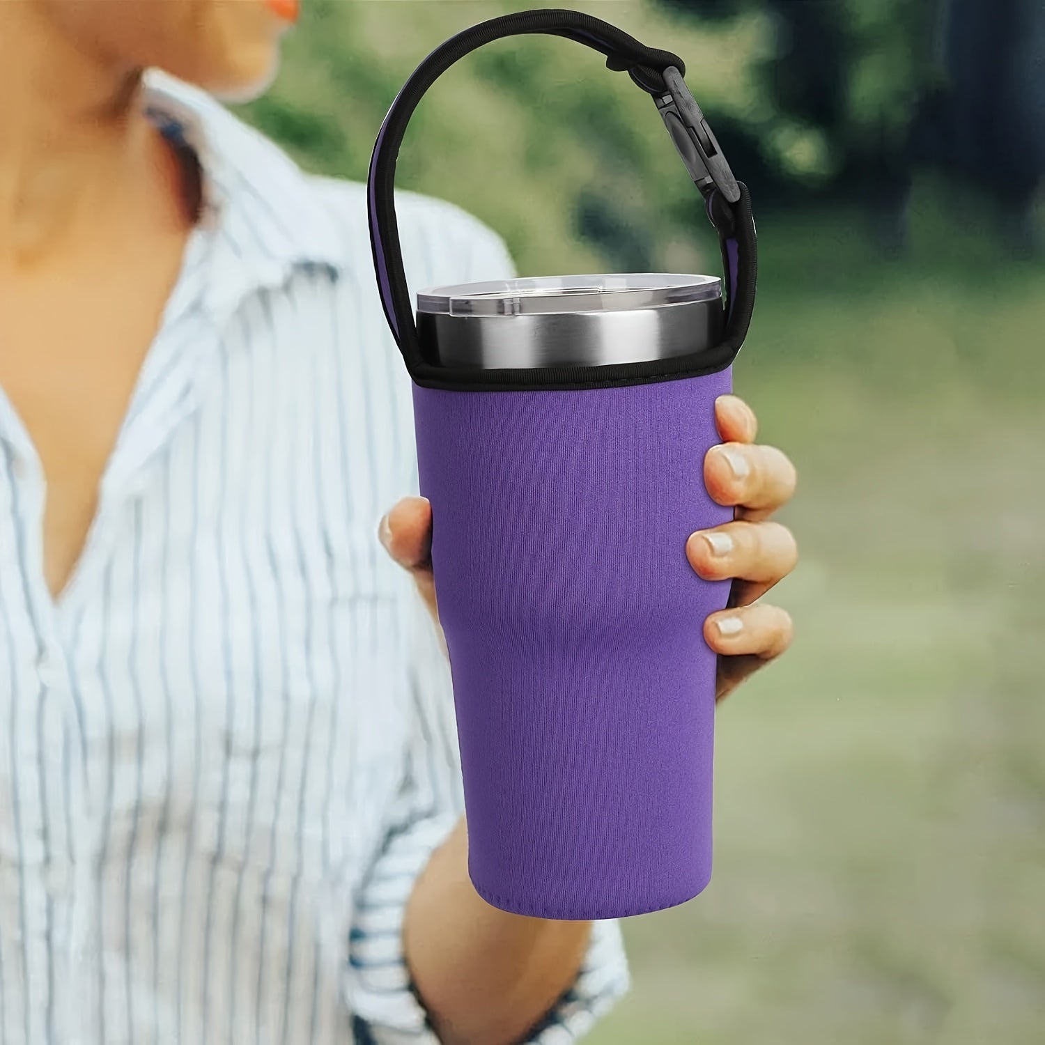 Cup Carrier Sleeves With Handle For 30oz Tumbler Insulated Cup Holder