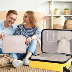 7 Pcs Travel Luggage Bags Lightweight Organizers